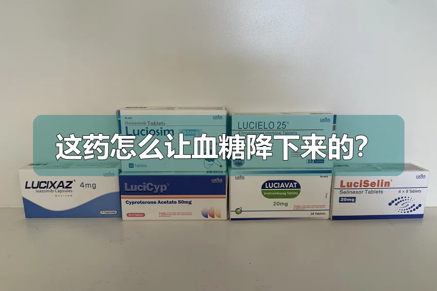 这药怎么让血糖降下来的？